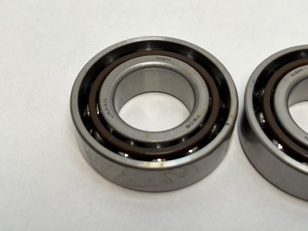 Angular Contact Ball Bearing – 25 mm ID, 52 mm OD, 15 mm Width, Open, 25°, Medium preload.