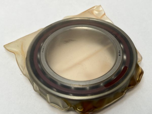 Angular Contact Ball Bearing – Straight Bore, 60 mm ID, 95 mm OD, 18 mm Width, Open, 25° Contact Angle.