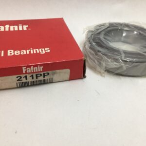 Deep Groove Ball Bearing - Straight Bore, 55 mm ID, 100 mm OD, 21 mm Width, Double Seal, Without Snap Ring