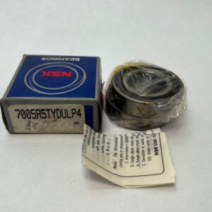 Angular contact bearing - 25 mm ID, 47 mm OD, 12 mm Width, Open, 25° Contact Angle, Light Preload.