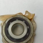 Angular Contact Ball Bearing – Straight Bore, 17 mm ID, 47 mm OD, 14 mm Width, Open, 25° Contact Angle.