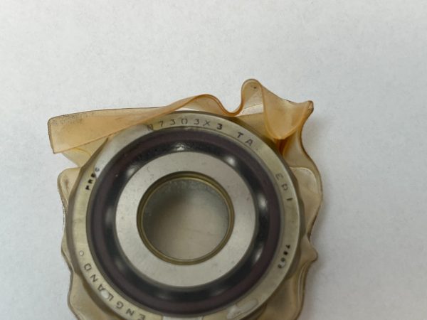 Angular Contact Ball Bearing – Straight Bore, 17 mm ID, 47 mm OD, 14 mm Width, Open, 25° Contact Angle.
