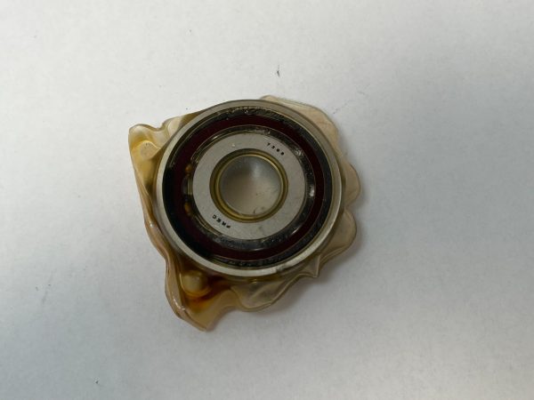 Angular Contact Ball Bearing – Straight Bore, 17 mm ID, 47 mm OD, 14 mm Width, Open, 25° Contact Angle.