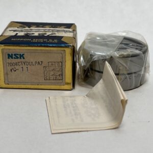 Angular Contact Ball Bearing - Straight Bore, 20 mm ID, 42 mm OD, 12 mm Width, Open, 15° Contact Angle, Light Preload.