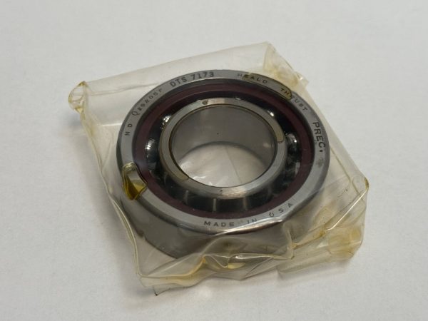 NDH Q20205F Angular Contact Ball Bearing (25mm ID, 52mm OD, 15mm Width). Heritage “Q” series designed for precise axial and radial load handling in US machinery.