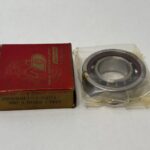 NDH Q20205F Angular Contact Ball Bearing (25mm ID, 52mm OD, 15mm Width). Heritage “Q” series designed for precise axial and radial load handling in US machinery.