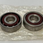 Angular contact bearing – 17 mm ID, 47 mm OD, 14 mm Width, Open, 30°.