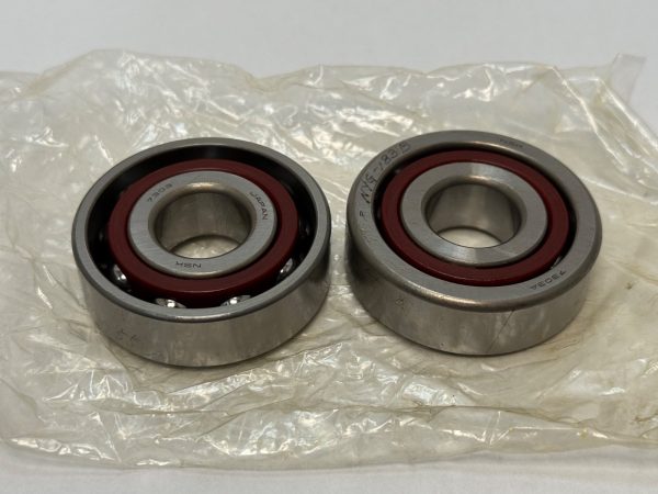 Angular contact bearing – 17 mm ID, 47 mm OD, 14 mm Width, Open, 30°.