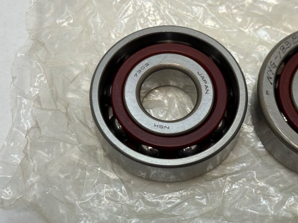 Angular contact bearing – 17 mm ID, 47 mm OD, 14 mm Width, Open, 30°.