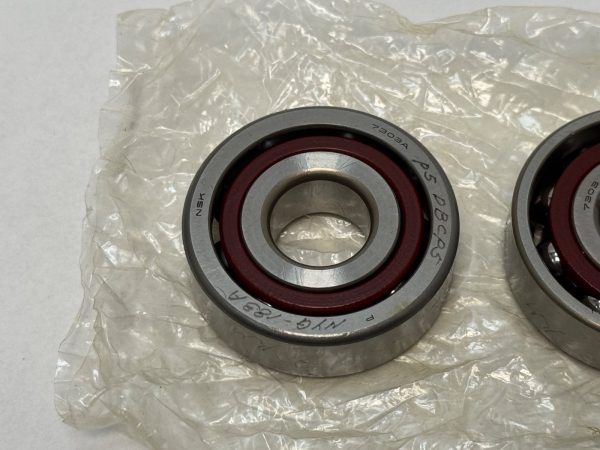 Angular contact bearing – 17 mm ID, 47 mm OD, 14 mm Width, Open, 30°.