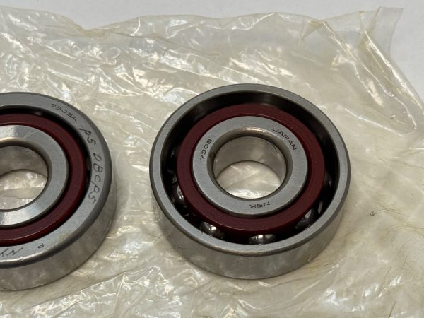 Angular contact bearing – 17 mm ID, 47 mm OD, 14 mm Width, Open, 30°.