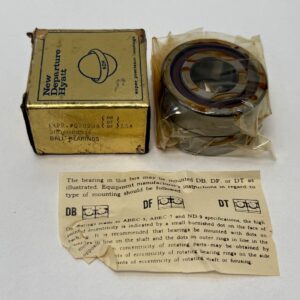 Angular Contact Bearing - 20 mm ID, 47 mm OD, 14 mm Width, Open, 15° contact angle, Light preload.