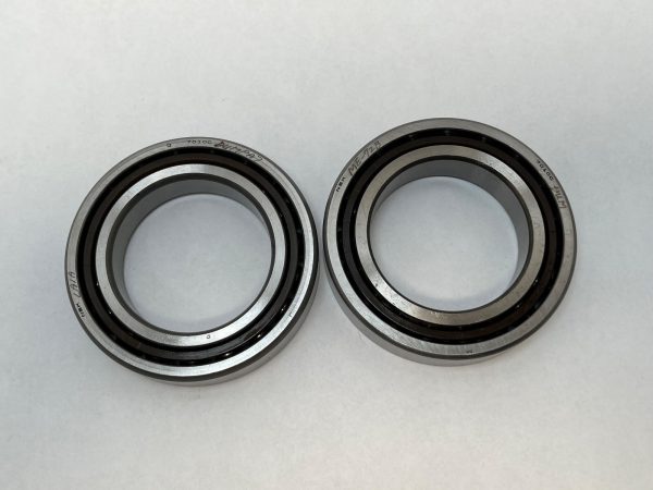 Angular Contact Ball Bearing – Straight Bore, 50 mm ID, 80 mm OD, 16 mm Width, Open, 15° Contact Angle, Medium Preload.