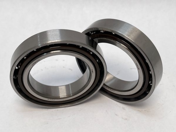Angular Contact Ball Bearing – Straight Bore, 50 mm ID, 80 mm OD, 16 mm Width, Open, 15° Contact Angle, Medium Preload.