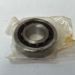 Angular Contact Ball Bearing – 20 mm ID, 47 mm OD, 14 mm Width, Open, 15° Contact Angle, Light Preload.
