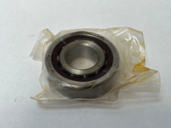Angular Contact Ball Bearing – 20 mm ID, 47 mm OD, 14 mm Width, Open, 15° Contact Angle, Light Preload.