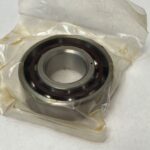 Angular Contact Ball Bearing – 20 mm ID, 47 mm OD, 14 mm Width, Open, 15° Contact Angle, Light Preload.