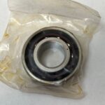 Angular Contact Ball Bearing – 20 mm ID, 47 mm OD, 14 mm Width, Open, 15° Contact Angle, Light Preload.