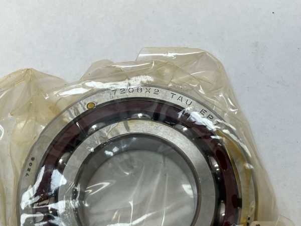 Angular contact bearings – 40 mm ID, 80 mm OD, 18 mm Width, Open, 15°, Light preload.