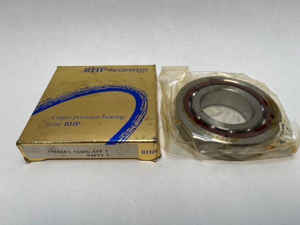 Angular contact bearings – 40 mm ID, 80 mm OD, 18 mm Width, Open, 15°, Light preload.