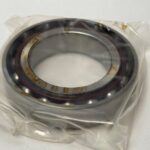 Angular Contact Ball Bearing – Straight Bore, 45 mm ID, 75 mm OD, 16 mm Width, Open, 15° Contact Angle, Light Preload.