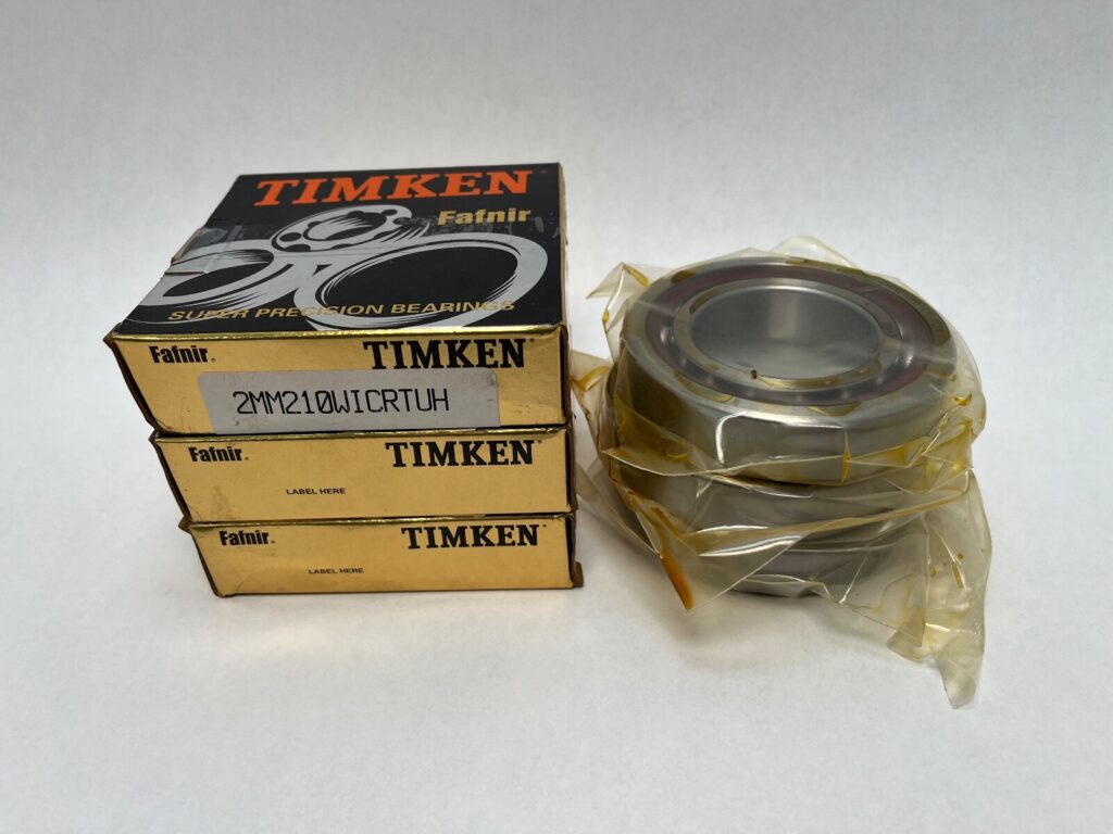 Angular Contact Ball Bearing – Straight Bore, 50 mm ID, 90 mm OD, 20 mm Width, Open, 15° Contact Angle.