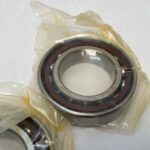 Angular Contact Ball Bearing – Straight Bore, 50 mm ID, 90 mm OD, 20 mm Width, Open, 15° Contact Angle.