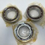 Angular Contact Ball Bearing – Straight Bore, 50 mm ID, 90 mm OD, 20 mm Width, Open, 15° Contact Angle.