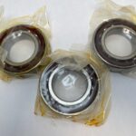 Angular Contact Ball Bearing – Straight Bore, 50 mm ID, 90 mm OD, 20 mm Width, Open, 15° Contact Angle.