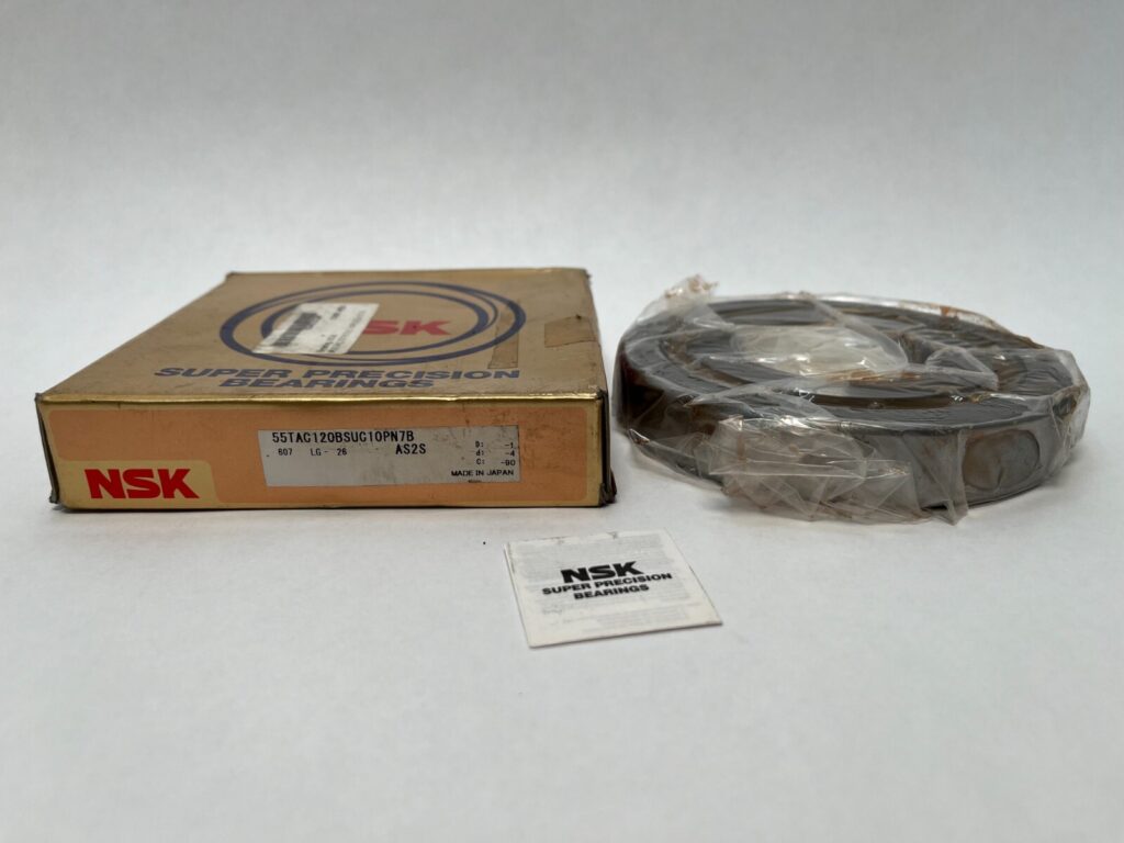 Ball Screw Support Bearing – 55 mm ID, 120 mm OD, 20 mm Width, Open, 60° Contact Angle.