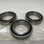 Angular Contact Ball Bearing – Straight Bore, 50 mm ID, 80 mm OD, 16 mm Width, Open, 15° Contact Angle, Without Snap Ring