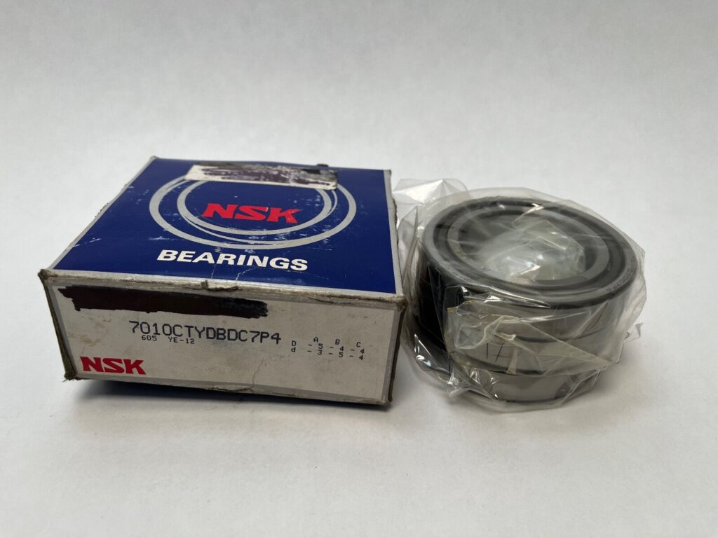 Angular Contact Ball Bearing – Straight Bore, 50 mm ID, 80 mm OD, 16 mm Width, Open, 15° Contact Angle, Without Snap Ring