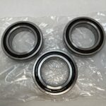 Angular Contact Ball Bearing – Straight Bore, 50 mm ID, 80 mm OD, 16 mm Width, Open, 15° Contact Angle, Without Snap Ring