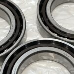 Angular Contact Ball Bearing – Straight Bore, 50 mm ID, 80 mm OD, 16 mm Width, Open, 15° Contact Angle, Without Snap Ring