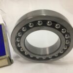 Self-Aligning Ball Bearing – Straight Bore, 70mm ID, 125mm OD, 24mm Width, Open, Standard ISO Series.