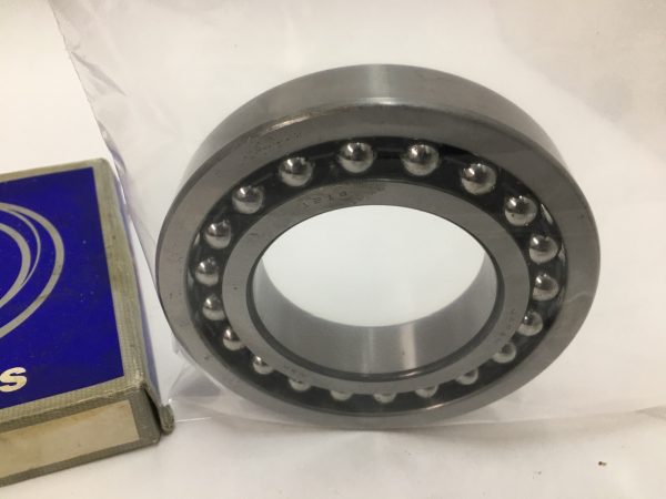 Self-Aligning Ball Bearing – Straight Bore, 70mm ID, 125mm OD, 24mm Width, Open, Standard ISO Series.