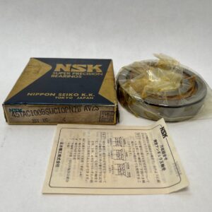 Angular Contact Bearing - 45 mm ID, 100 mm OD, 20 mm Width, Double Rubber Seal, 60°, Heavy preload.