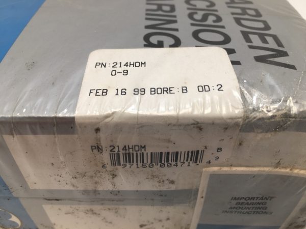 Angular Contact Ball Bearing – 70 mm ID, 125 mm OD, 24 mm Width, Open, 15° Contact Angle.