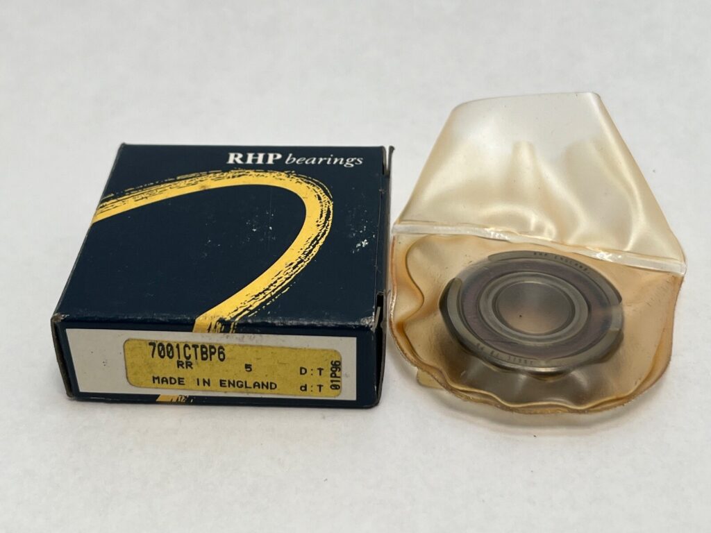Angular Contact Ball Bearing – Straight Bore, 12 mm ID, 28 mm OD, 8 mm Width, Open, 15° Contact Angle.