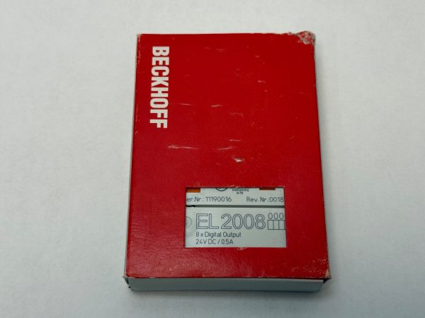 Beckhoff EL2008 EtherCAT Terminal, 8-channel Digital Output EL-2008