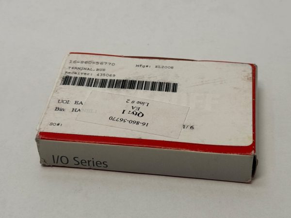 Beckhoff EL2008 EtherCAT Terminal, 8-channel Digital Output EL-2008