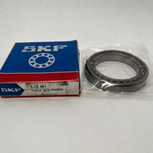 Angular Contact Ball Bearing - Straight Bore, 60 mm ID, 85 mm OD, 13 mm Width, Open, 25° Contact Angle, Light Preload.
