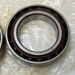 Angular Contact Ball Bearing – Straight Bore, 50 mm ID, 80 mm OD, 16 mm Width, Open, 15° Contact Angle, Medium Preload.