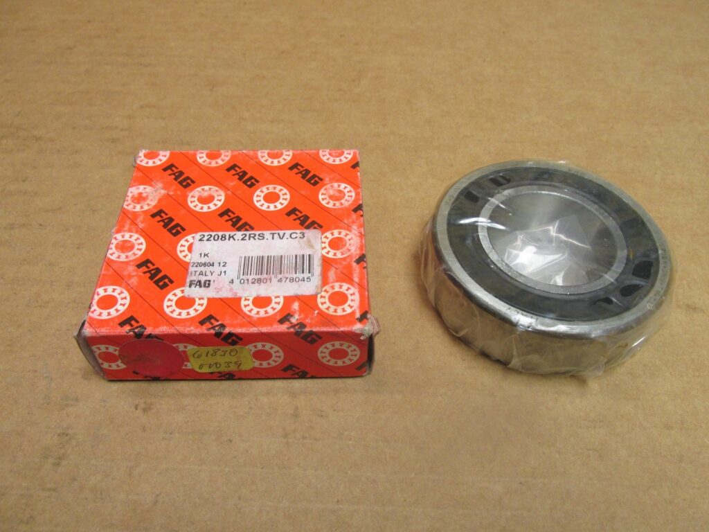 Self Aligning Ball Bearing – Tapered Bore, 40 mm ID, 80 mm OD, 23 mm Width, Double Rubber Seal, C3 Internal clearance