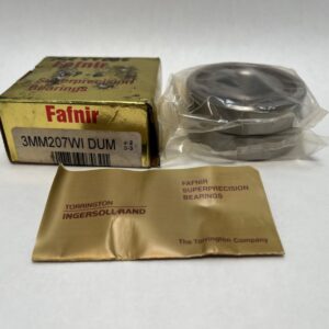 Angular Contact Ball Bearing - Straight Bore, 35 mm ID, 72 mm OD, 17 mm Width, Open, 25° Contact Angle, Medium Preload.