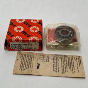 Angular Contact Bearing - 10 mm ID, 30 mm OD, 9 mm Width, Open, 15°, Light preload.