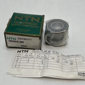 Angular Contact Ball Bearing - 15 mm ID, 35 mm OD, 11 mm Width, Open, 15°, Normal preload.