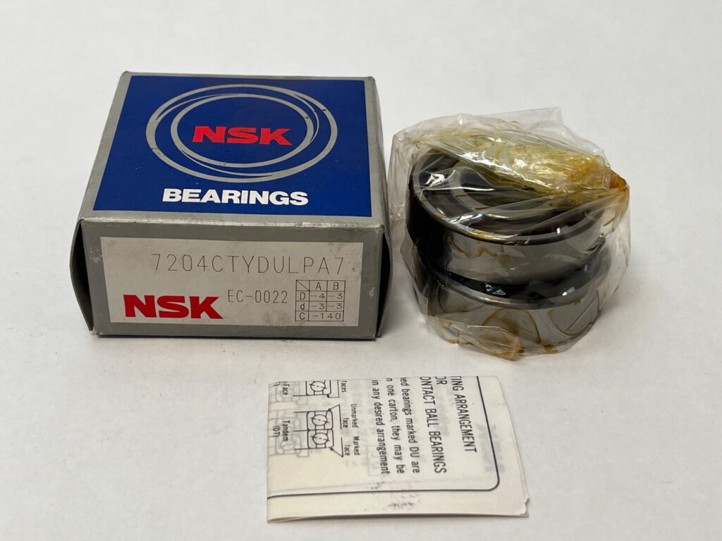 NSK 7204CTYDULPA7 Bearing 20x47x14 mm 7204C 7204-C-TY-DUL-PA7 ABEC7 Japan