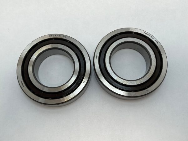 Angular Contact Ball Bearing – Straight Bore, 45 mm ID, 85 mm OD, 19 mm Width, Open, 25° Contact Angle, Light Preload.