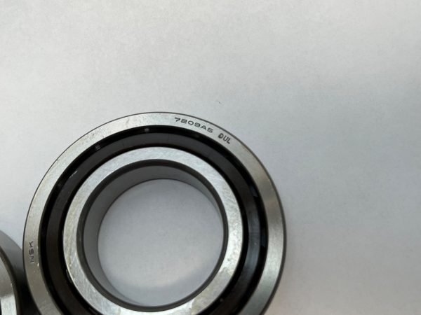Angular Contact Ball Bearing – Straight Bore, 45 mm ID, 85 mm OD, 19 mm Width, Open, 25° Contact Angle, Light Preload.